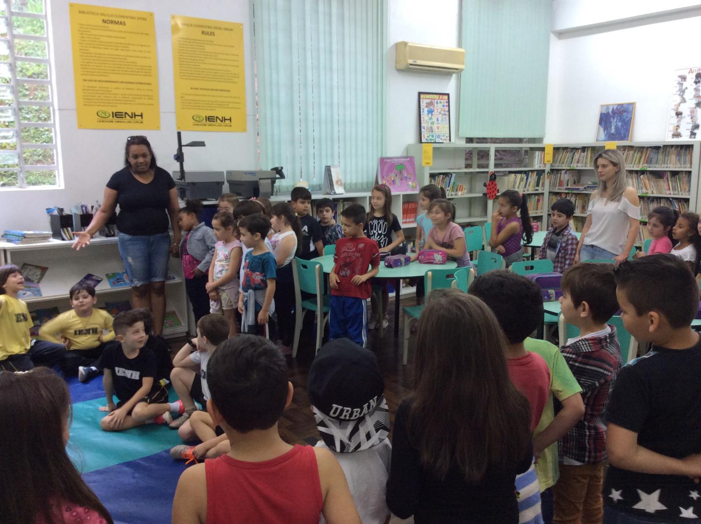 Alunos do Oswaldo Cruz participam de integração com turmas da Escola Adolfina Diefenthaler