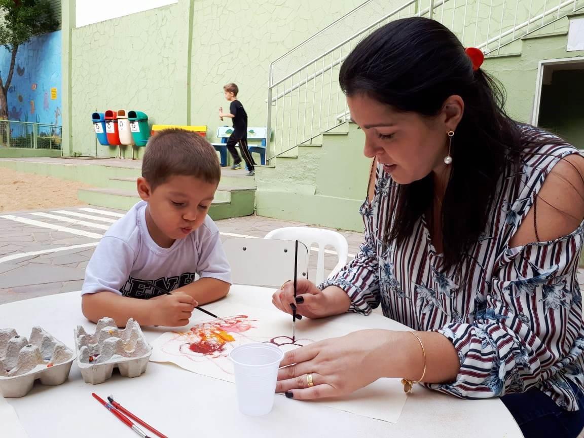 Arte e cultura no evento de integração do Espaço Brincar e Criar