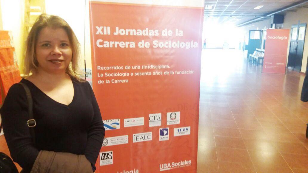 Coordenadora do Curso Técnico em Administração participa da XII Jornadas de Sociologia, na Argentina