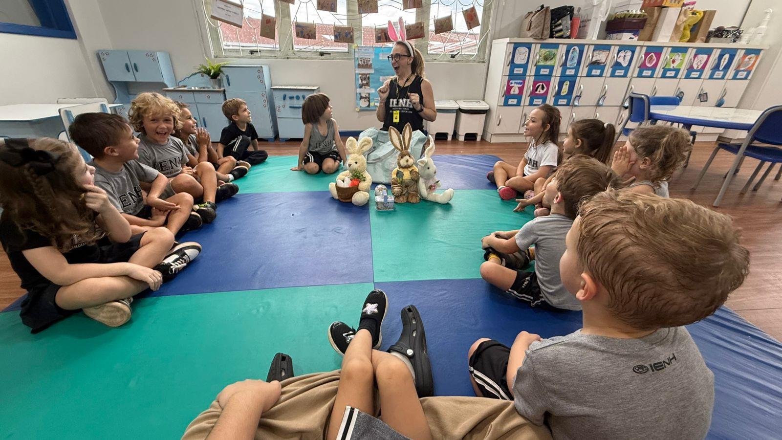 Easter is coming: aprendizado em inglês marca vivência de Páscoa na Unidade Pindorama