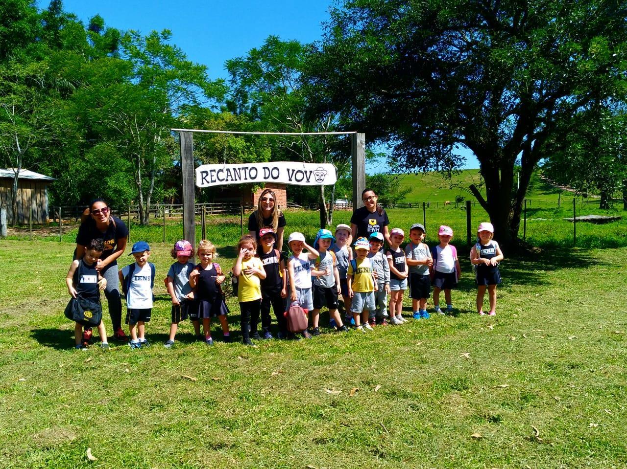Educação Infantil da Unidade Pindorama realiza passeio no Sítio do Vovô