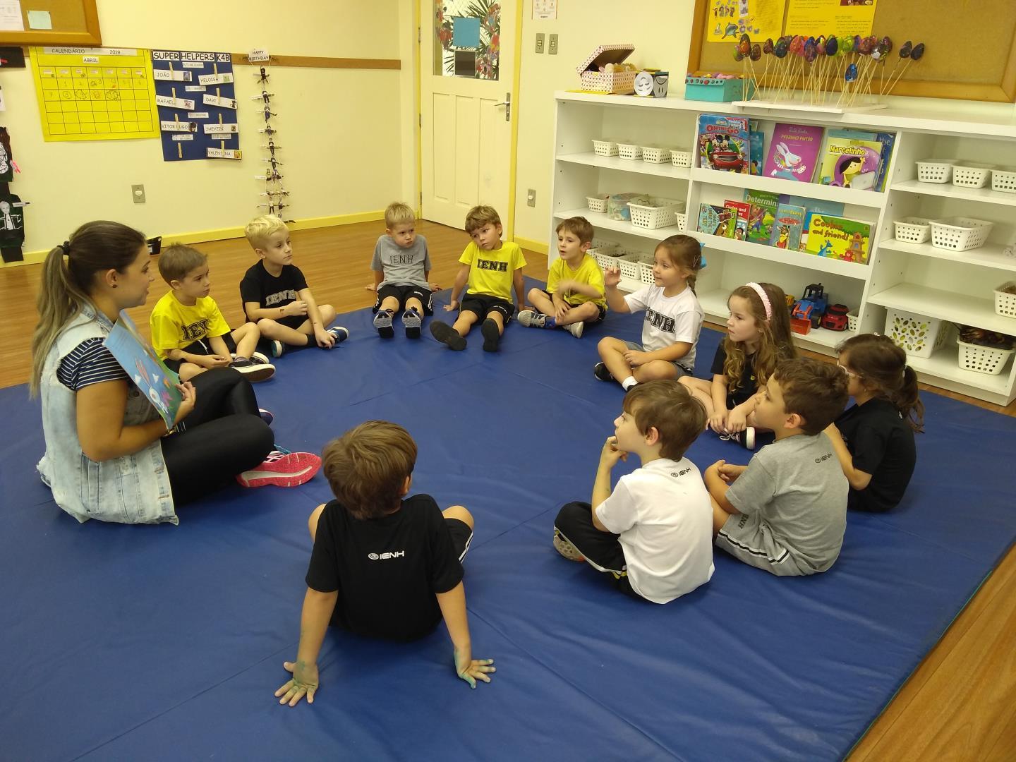 Educação Infantil da Unidade Pindorama trabalha a imaginação durante realização de atividades Educação Infantil da Unidade Pindorama trabalha a imaginação durante realização de atividades