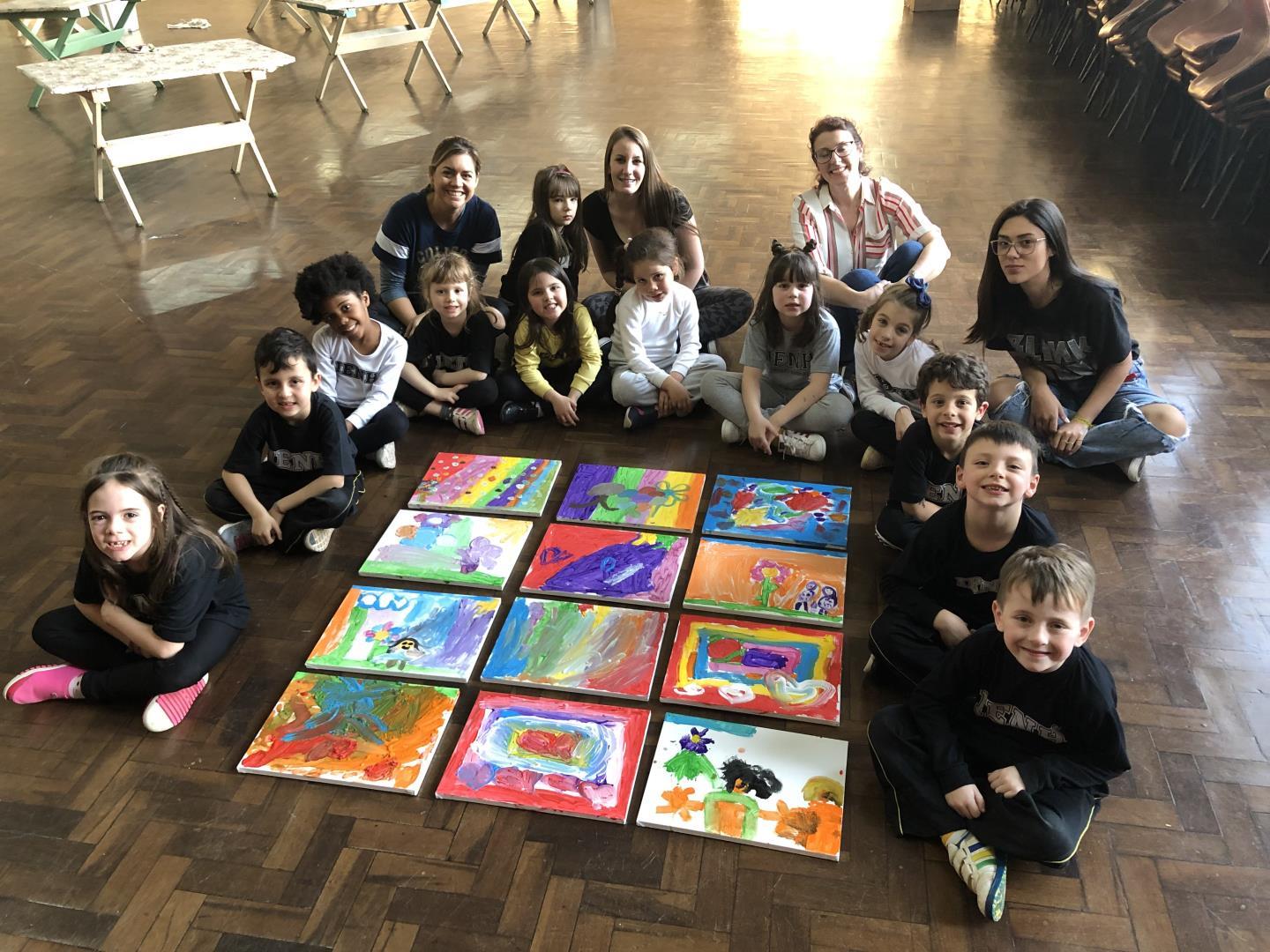 Humanizarte trabalha o amor com as crianças da Educação Infantil