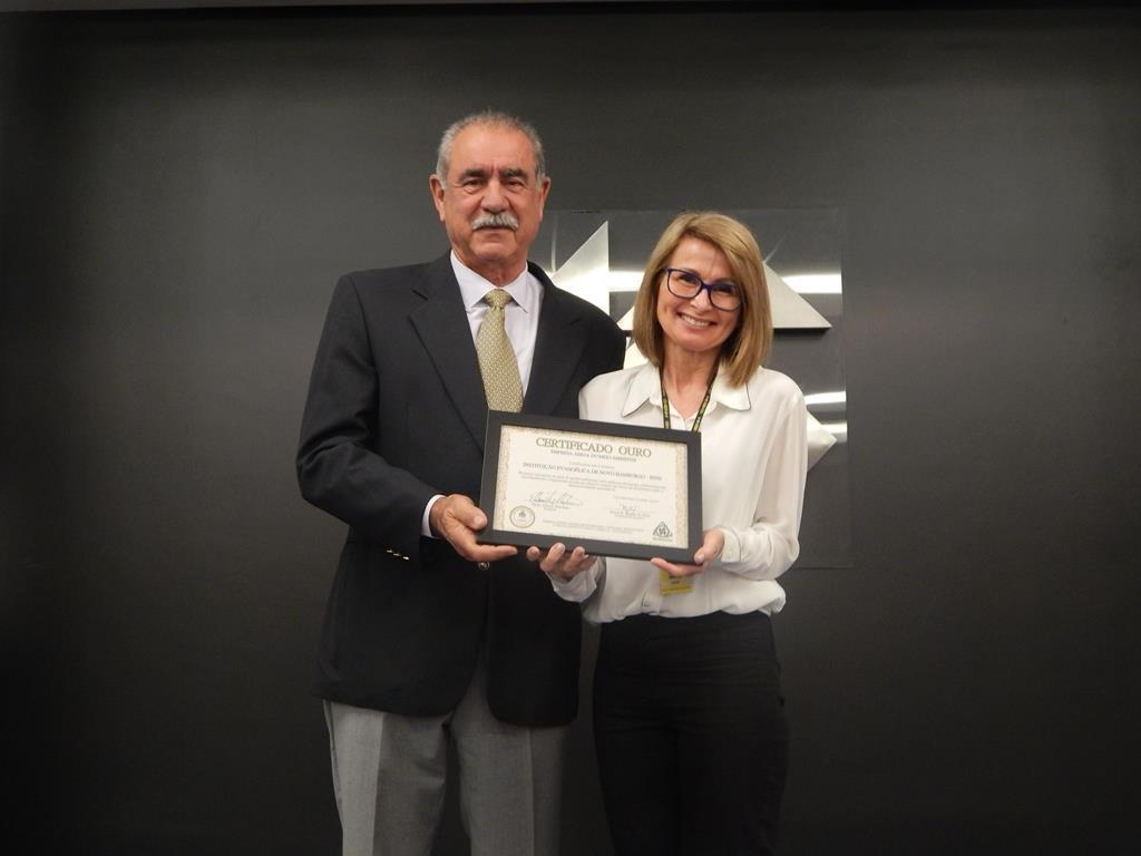 IENH recebe certificado ouro no Projeto “Empresa Amiga do Meio Ambiente” da FUNDAMENTAL