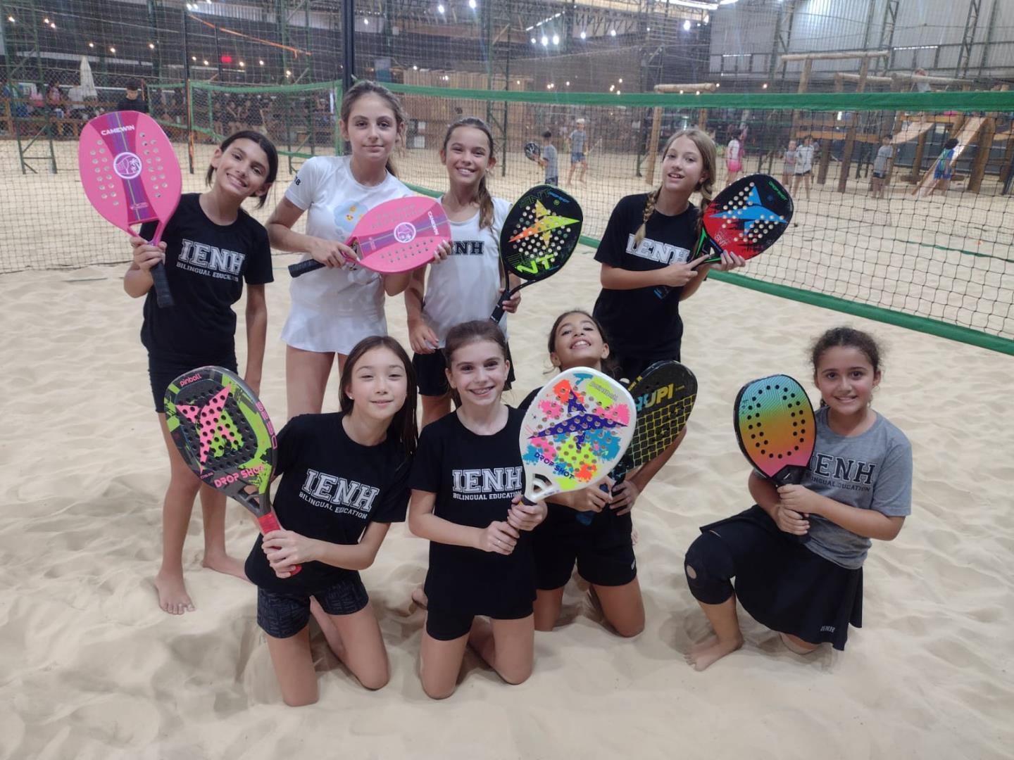 IENH se destaca na Olímpiada Escolar de Beach Tennis