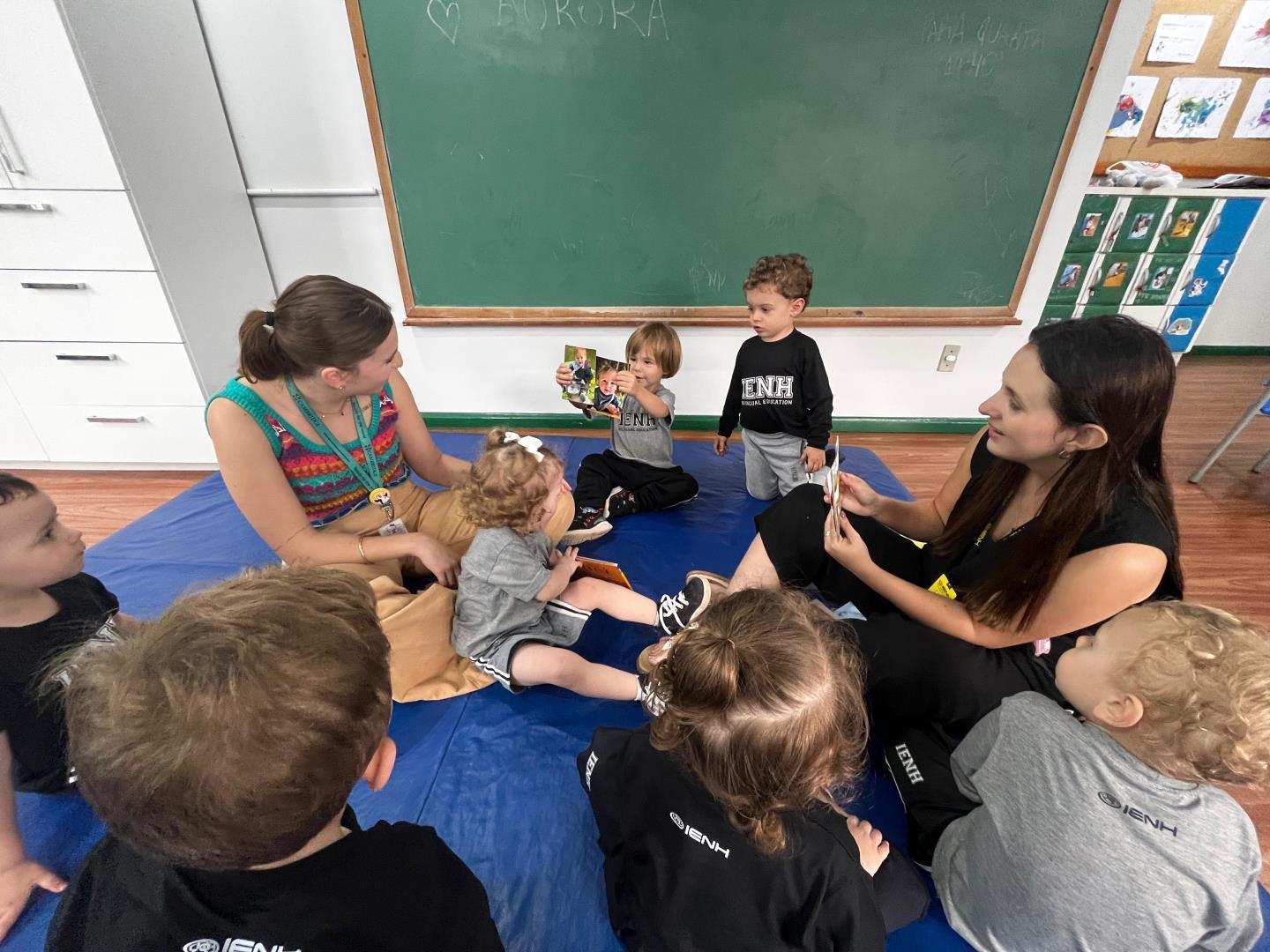 Kindergarten 2B da Unidade Pindorama realiza projeto sobre descoberta de si e do outro 