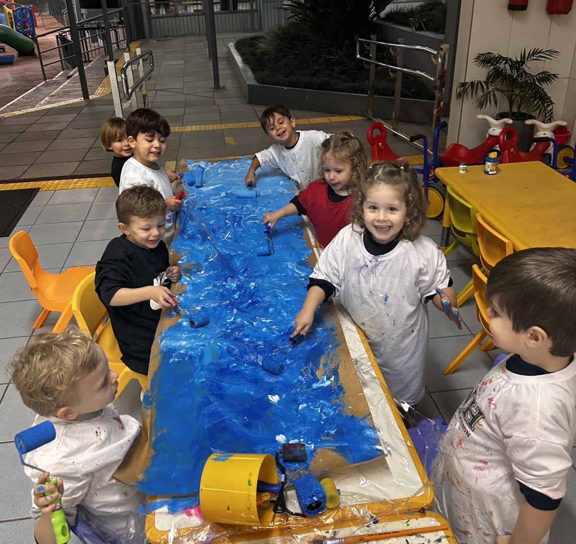 Kindergarten 3B da Unidade Pindorama vivencia experiências de cuidado com a natureza 