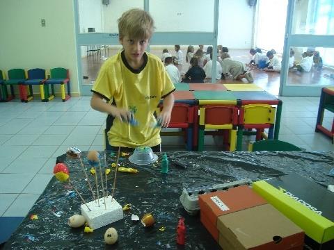 2as séries da Unidade Pindorama fazem Oficina de Páscoa