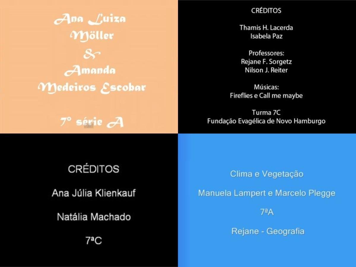 Estudantes criam vídeos sobre clima e cobertura vegetal