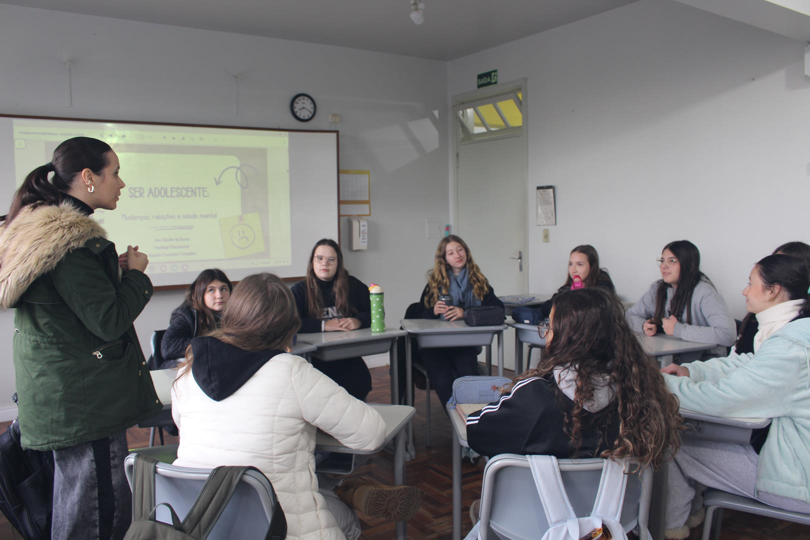 Psicólogas Escolares da Unidade Fundação Evangélica promovem encontros com turmas de Year 9