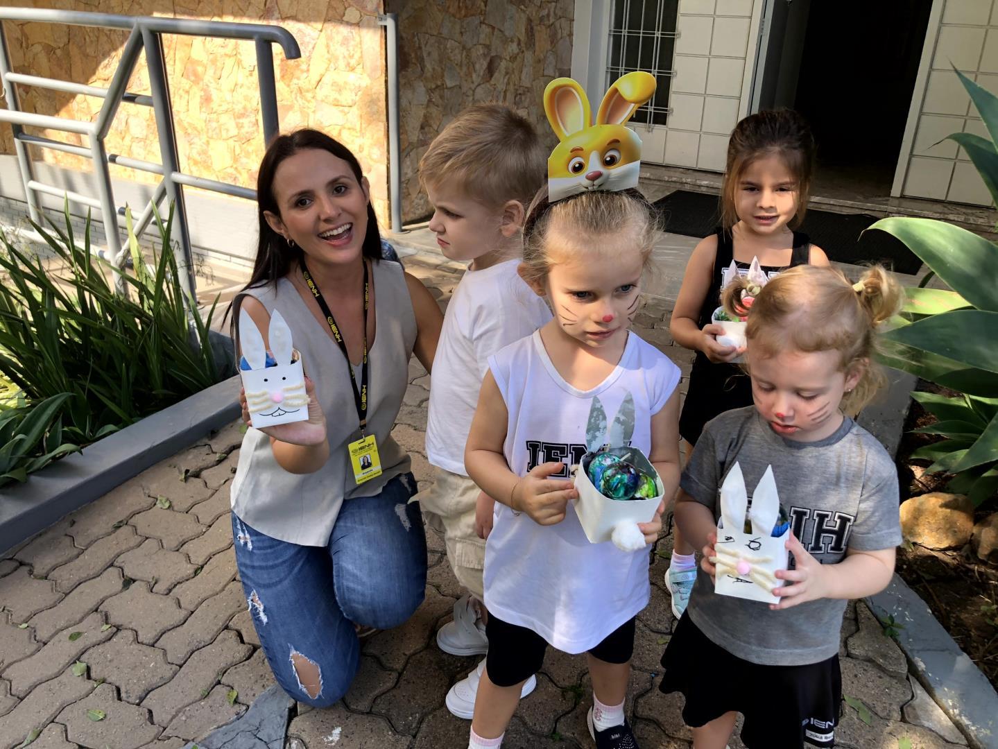 Semana de Páscoa encanta crianças do Kindergarten 3A da Unidade Pindorama 