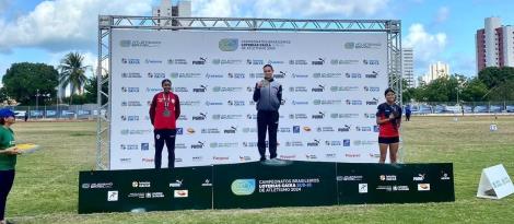  Atleta da IENH conquista a medalha de ouro no Campeonato Brasileiro de Atletismo