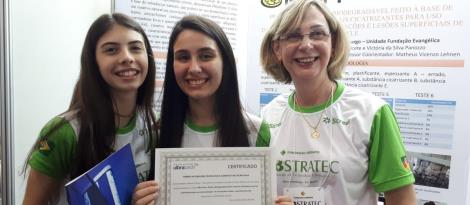 Alunos da IENH são premiados na 33ª Mostratec Alunos da IENH são premiados na 33ª Mostratec