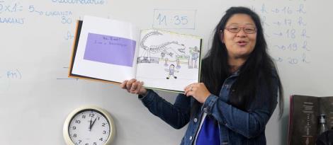 Bate-papo bilíngue: alunos da IENH recebem a pesquisadora canadense Poh Tan  Bate-papo bilíngue: alunos da IENH recebem a pesquisadora canadense Poh Tan