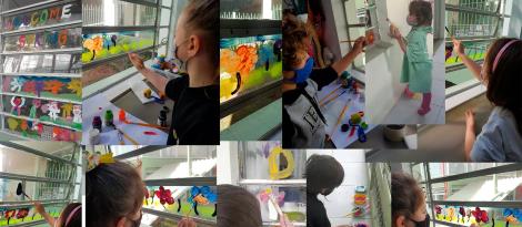 Crianças celebram a chegada da primavera com cores, desenhos e criatividade na IENH Crianças celebram a chegada da primavera com cores, desenhos e criatividade na IENH