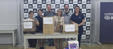 Doações arrecadadas na Mostra de Dança e Teatro da IENH são entregues a entidade parceiras Doações arrecadadas na Mostra de Dança e Teatro da IENH são entregues a entidade parceiras