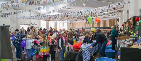 Festa Junina é preparada para os alunos na Unidade Oswaldo Cruz