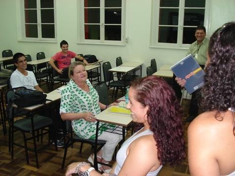 Descontração em sala de aula