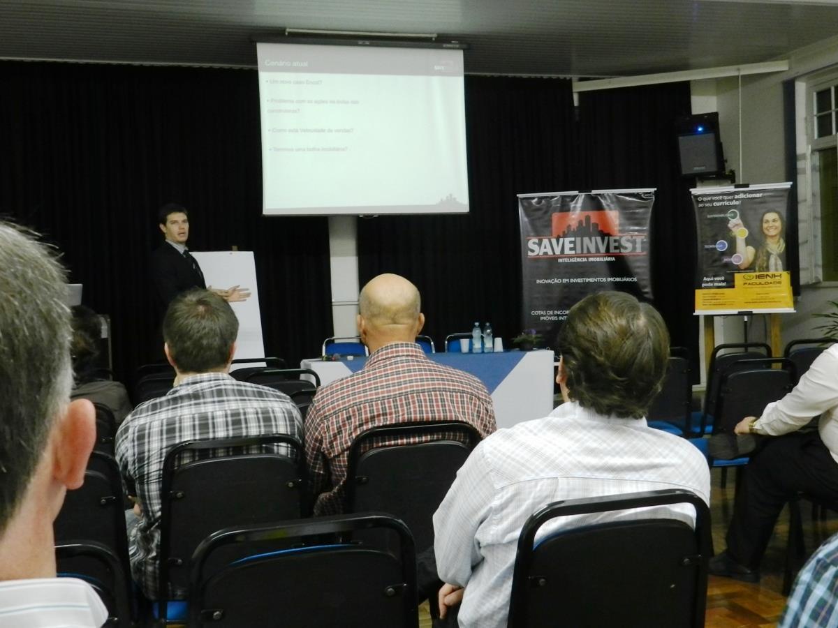 Palestra com a empresa Save Invest na Faculdade IENH