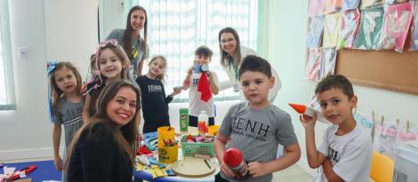 Oficinas criativas são realizadas em sábado letivo na Unidade Oswaldo Cruz