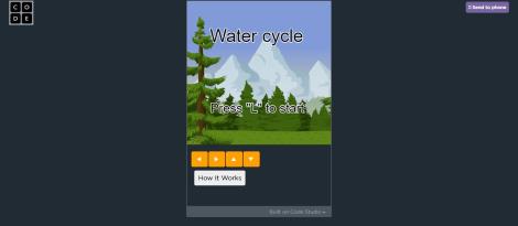 Programação e língua inglesa no estudo sobre o ciclo da água