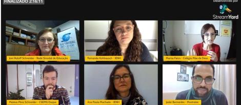 Segunda live da Rede Sinodal de Educação sobre iniciação científica é realizada pela IENH Segunda live da Rede Sinodal de Educação sobre iniciação científica é realizada pela IENH