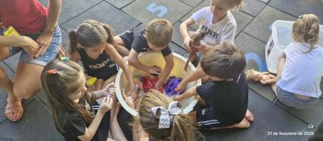 Water games garante aprendizado durante a adaptação do Kindergarten 4 na Unidade Oswaldo Cruz Water games garante aprendizado durante a adaptação do Kindergarten 4 na Unidade Oswaldo Cruz